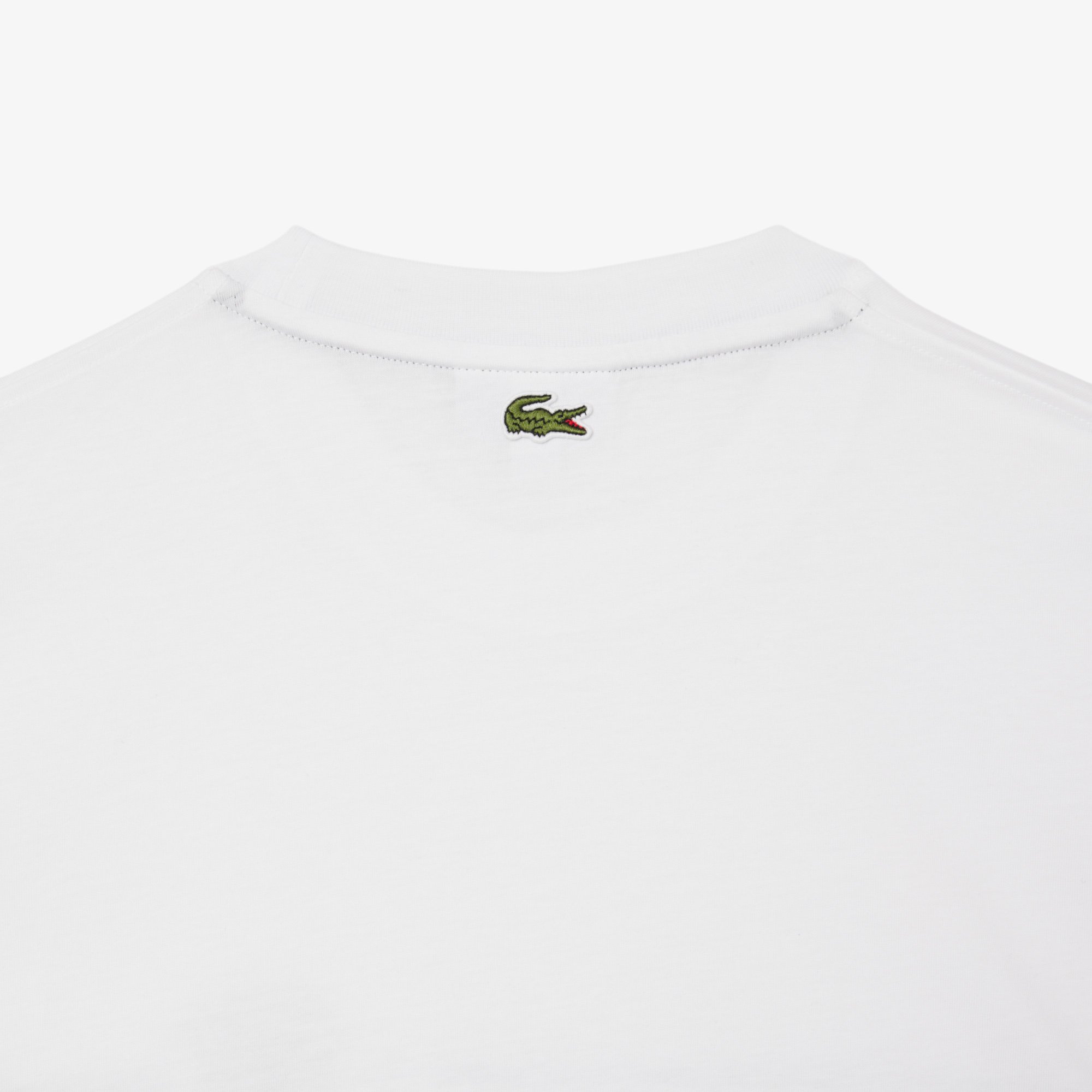 Áo Thun Lacoste Nam Chất Liệu Cotton Jersey Họa Tiết Thêu Và In