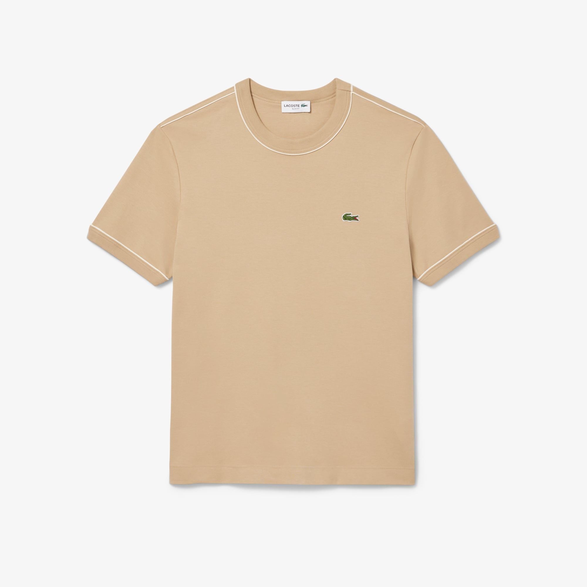 Áo Thun Lacoste Nam Ôm Dáng Chất Liệu Cotton Interlock