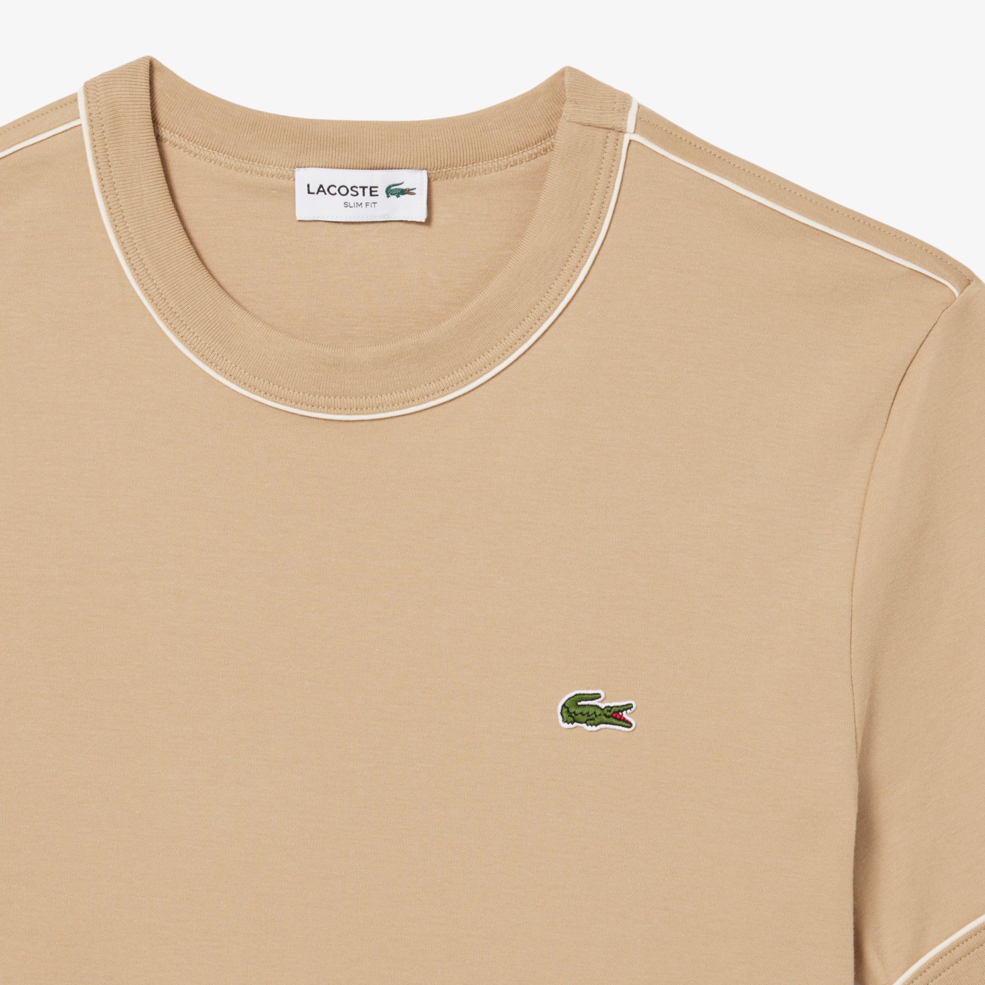 Áo Thun Lacoste Nam Ôm Dáng Chất Liệu Cotton Interlock