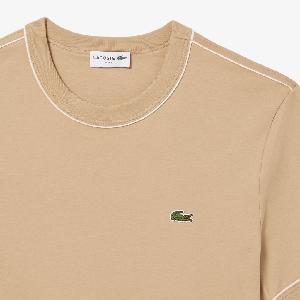 Áo Thun Lacoste Nam Ôm Dáng Chất Liệu Cotton Interlock