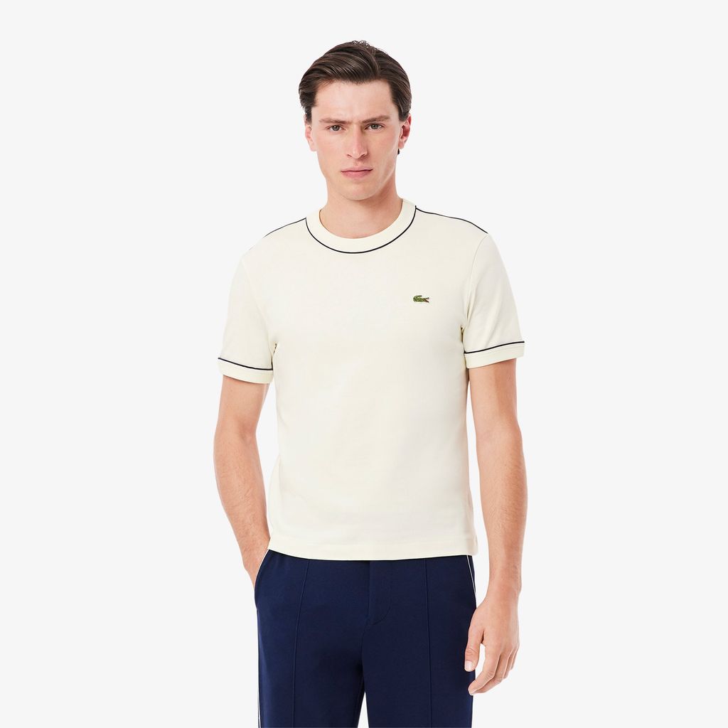 Áo Thun Lacoste Nam Ôm Dáng Chất Liệu Cotton Interlock