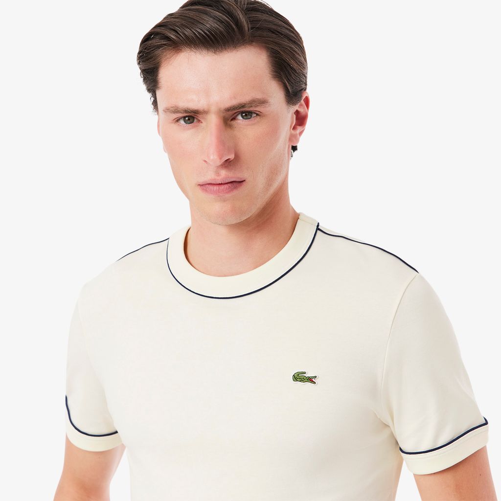 Áo Thun Lacoste Nam Ôm Dáng Chất Liệu Cotton Interlock