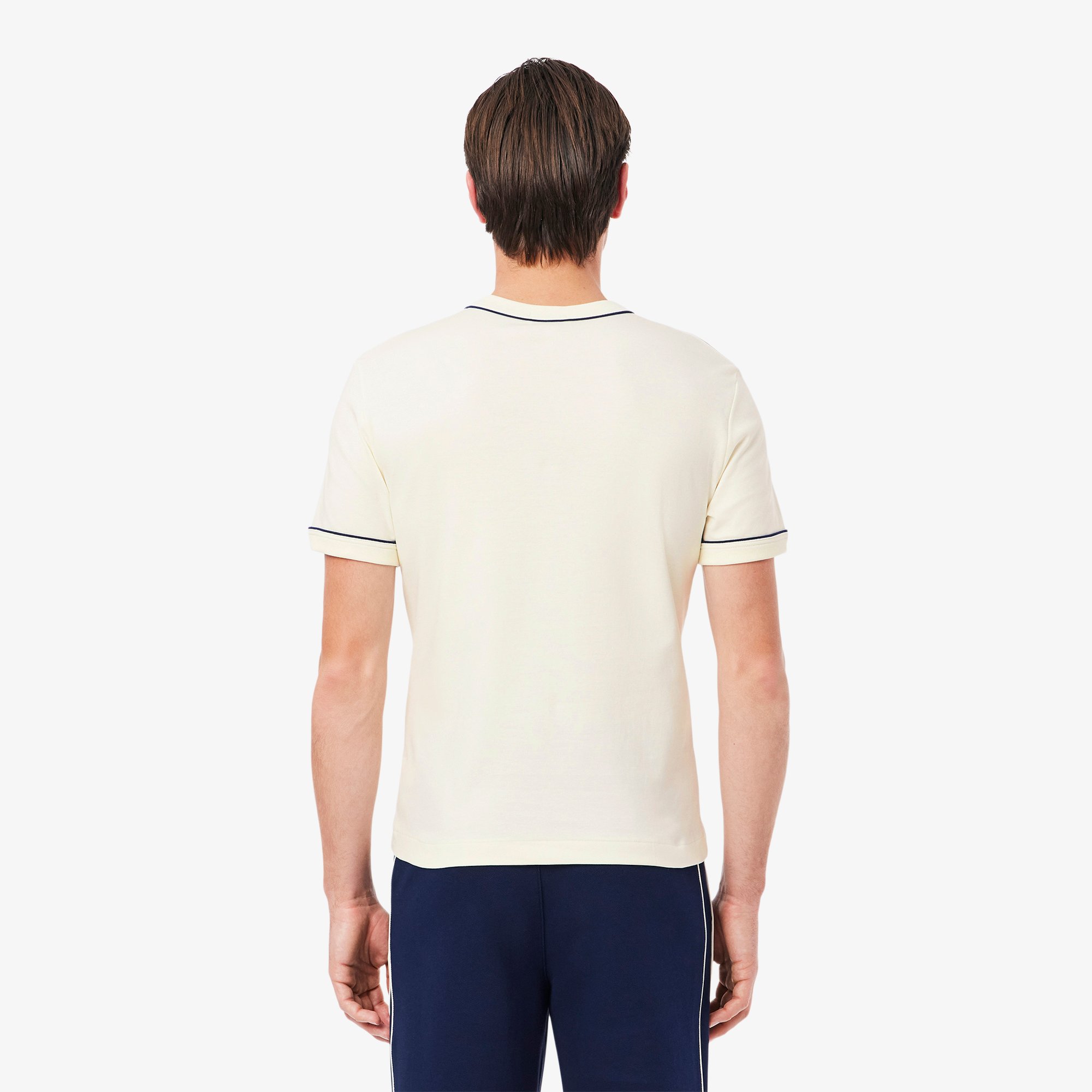 Áo Thun Lacoste Nam Ôm Dáng Chất Liệu Cotton Interlock