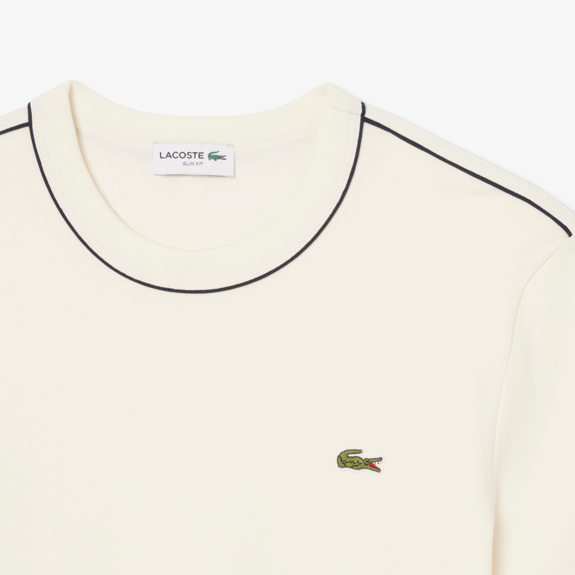 Áo Thun Lacoste Nam Ôm Dáng Chất Liệu Cotton Interlock