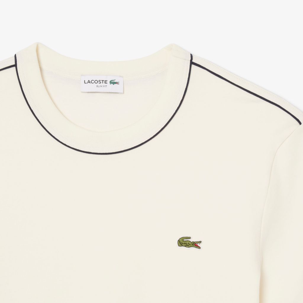 Áo Thun Lacoste Nam Ôm Dáng Chất Liệu Cotton Interlock