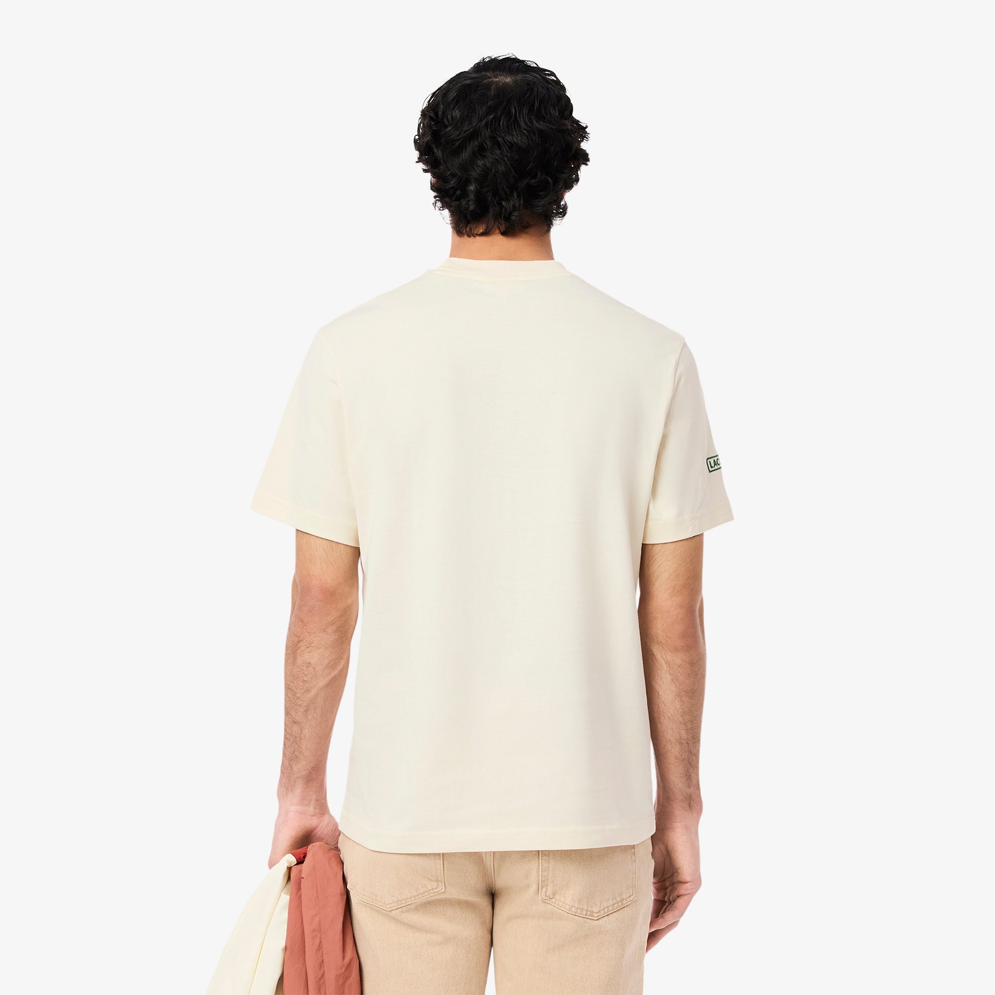 Áo Thun Lacoste Nam Band Chất Liệu Jersey Dày Có Lưới