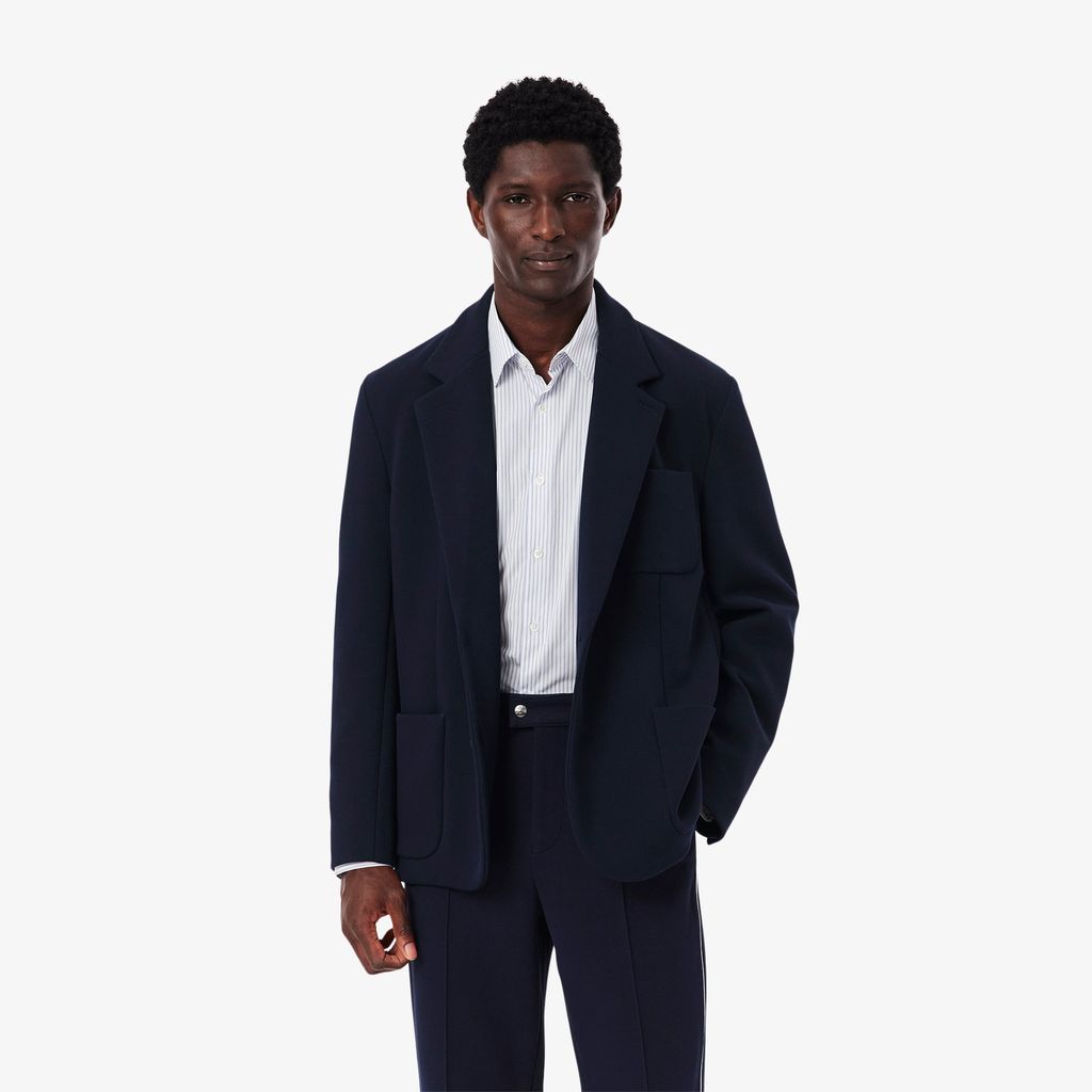 Áo Blazer Lacoste Nam Chất Liệu Piqué Hai Mặt