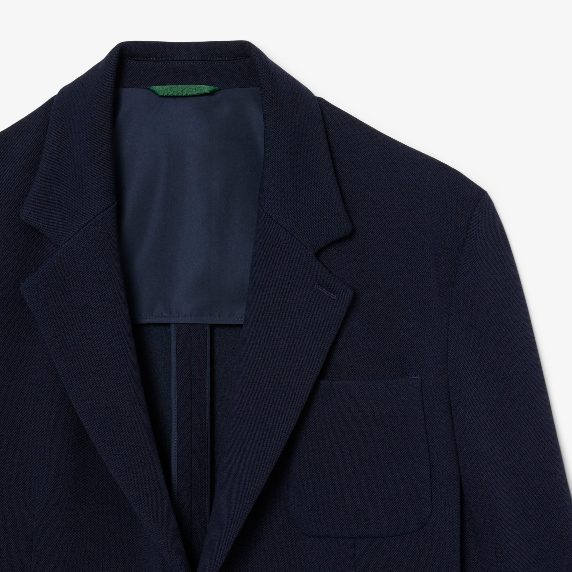 Áo Blazer Lacoste Nam Chất Liệu Piqué Hai Mặt