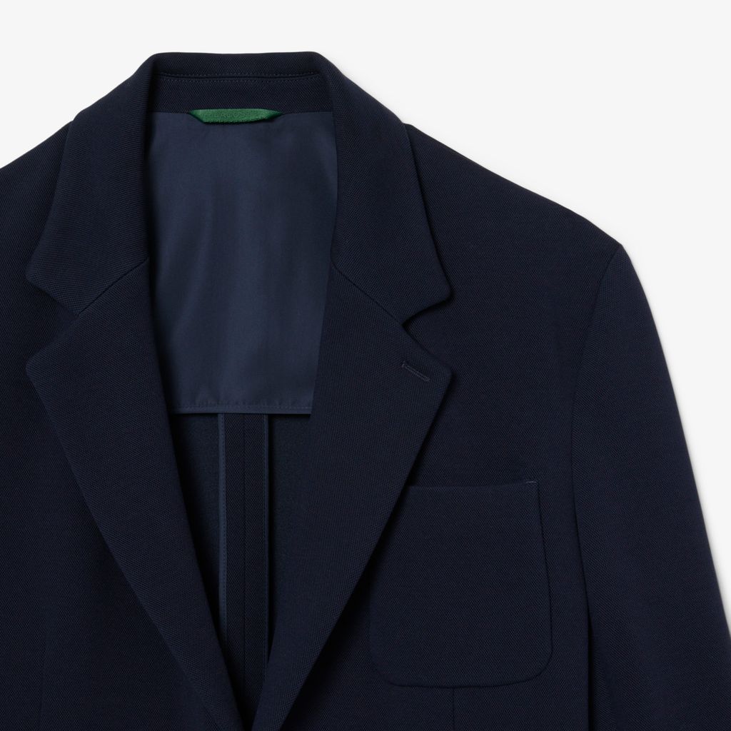Áo Blazer Lacoste Nam Chất Liệu Piqué Hai Mặt