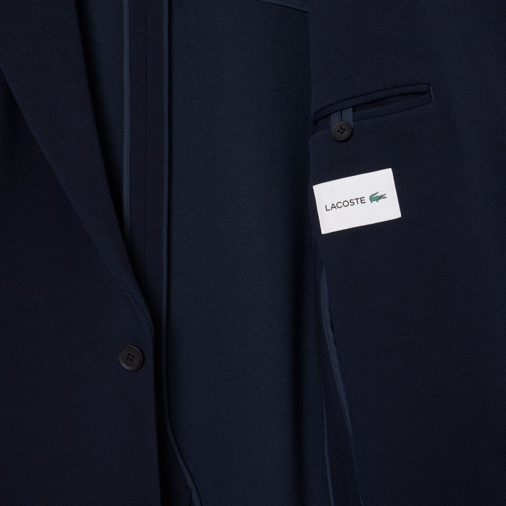 Áo Blazer Lacoste Nam Chất Liệu Piqué Hai Mặt