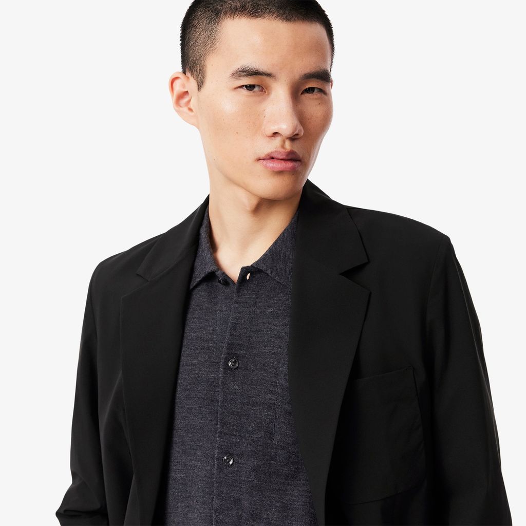 Áo Blazer Lacoste Nam Dáng Suông Chất Liệu Taffeta