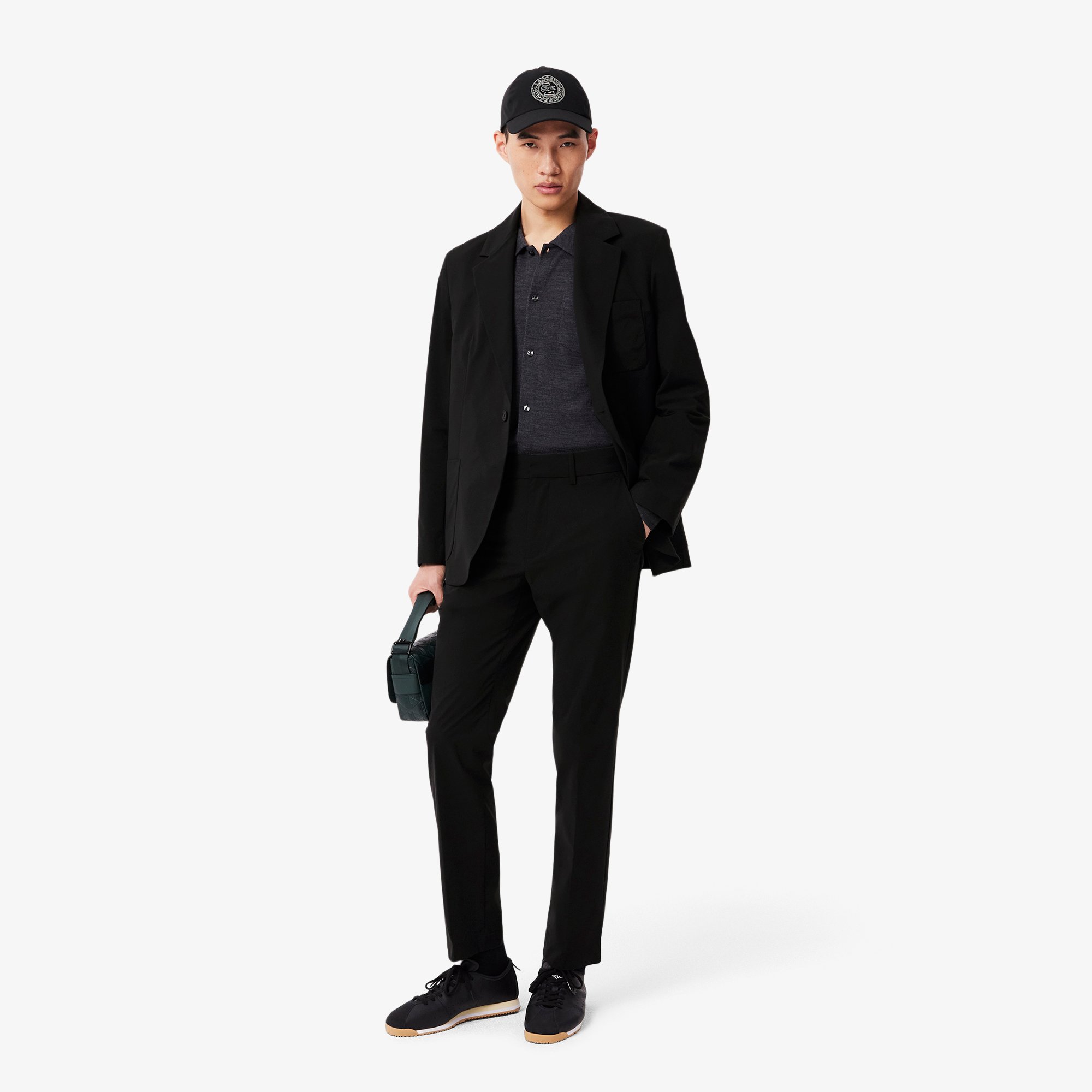 Áo Blazer Lacoste Nam Dáng Suông Chất Liệu Taffeta