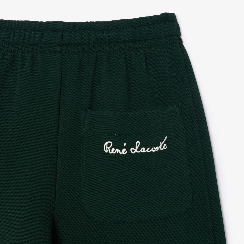 Quần Jogger Lacoste Nữ Chất Liệu Piqué Hai Mặt