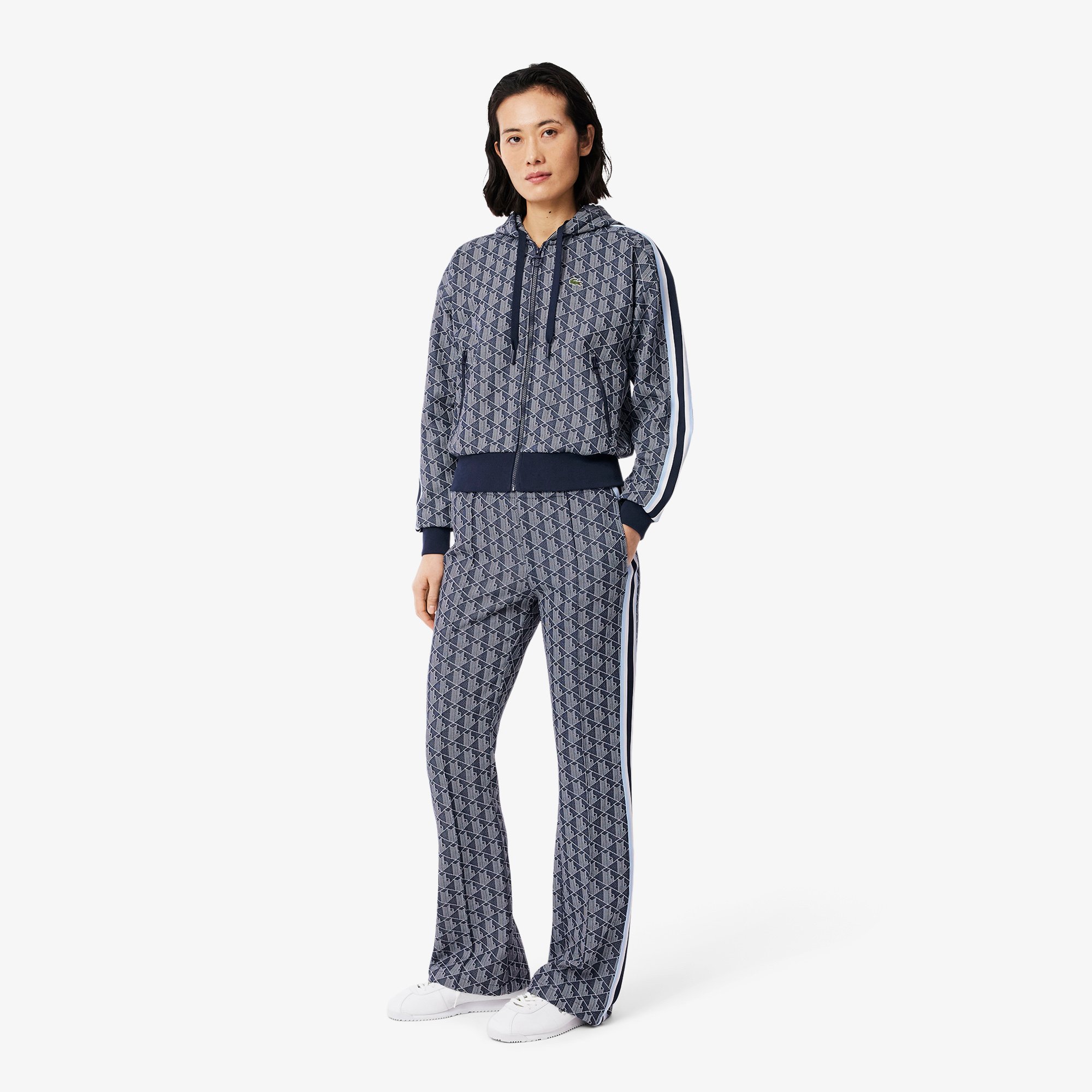 Quần Thể Thao Lacoste Nữ Họa Tiết Monogram