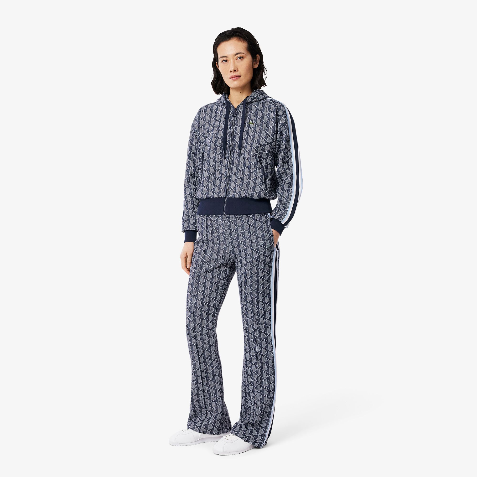 Quần Thể Thao Lacoste Nữ Họa Tiết Monogram