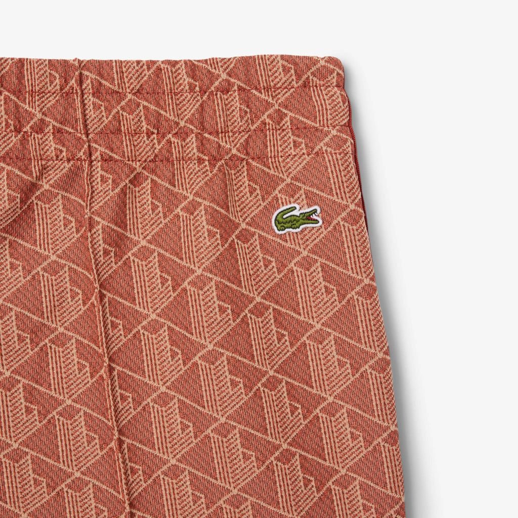 Quần Thể Thao Lacoste Nữ Họa Tiết Monogram