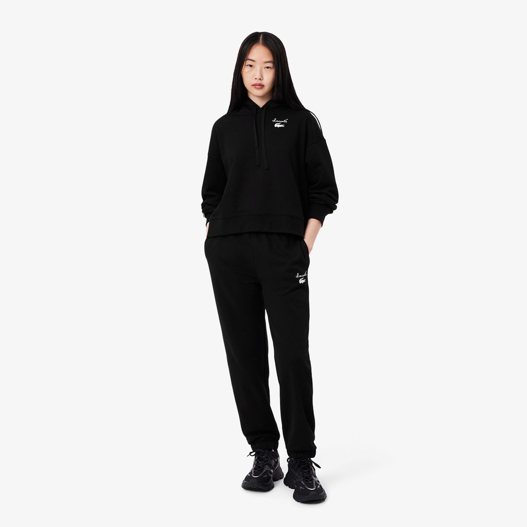 Quần Thể Thao Lacoste Nữ Logo Cá Sấu Chất Liệu Fleece