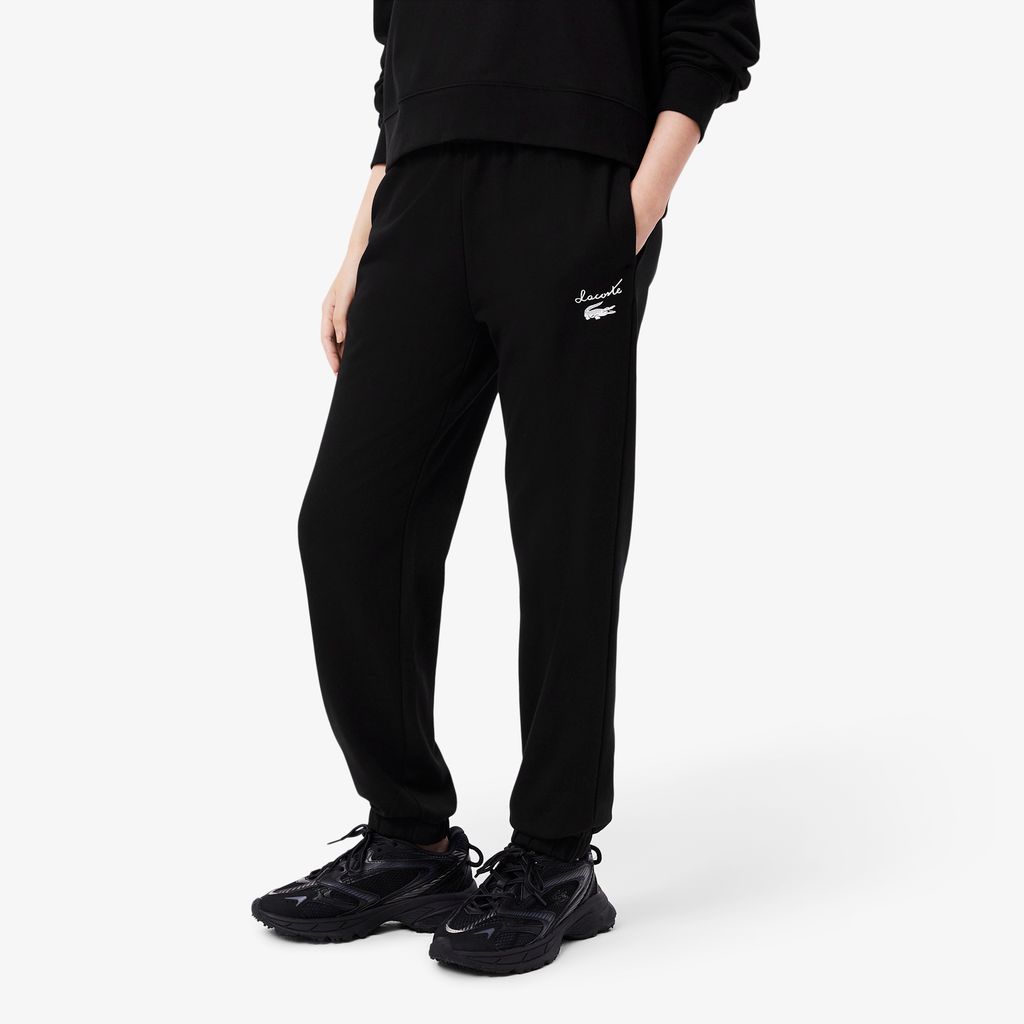 Quần Thể Thao Lacoste Nữ Logo Cá Sấu Chất Liệu Fleece