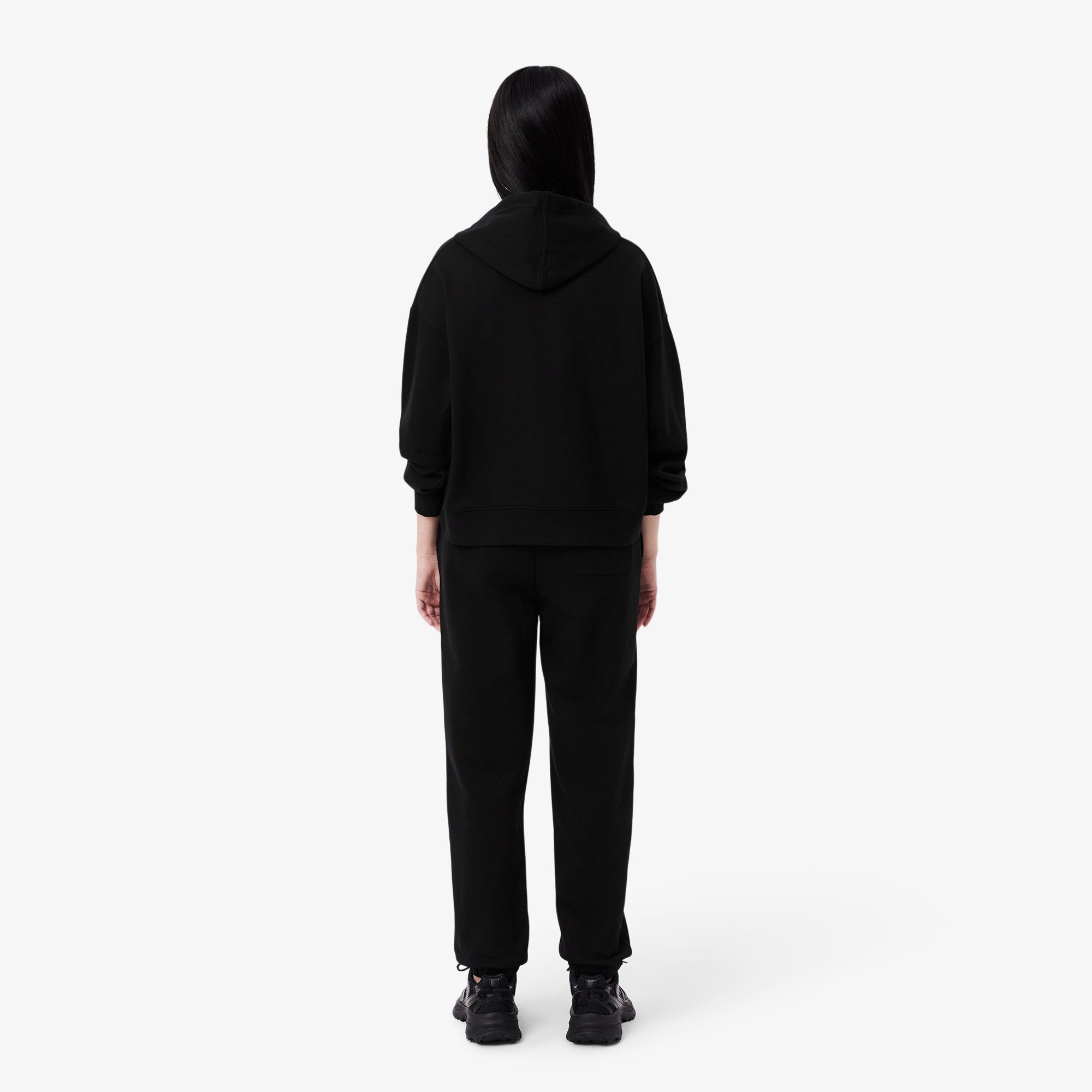 Quần Thể Thao Lacoste Nữ Logo Cá Sấu Chất Liệu Fleece