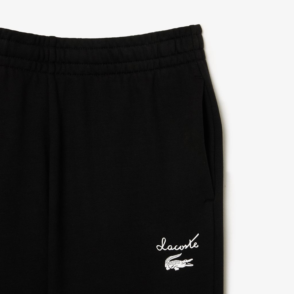 Quần Thể Thao Lacoste Nữ Logo Cá Sấu Chất Liệu Fleece