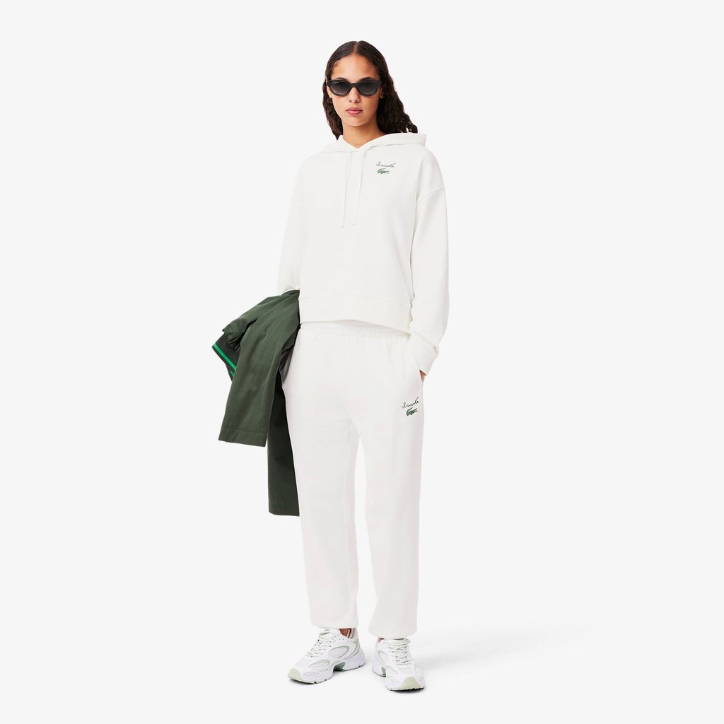 Quần Thể Thao Lacoste Nữ Logo Cá Sấu Chất Liệu Fleece