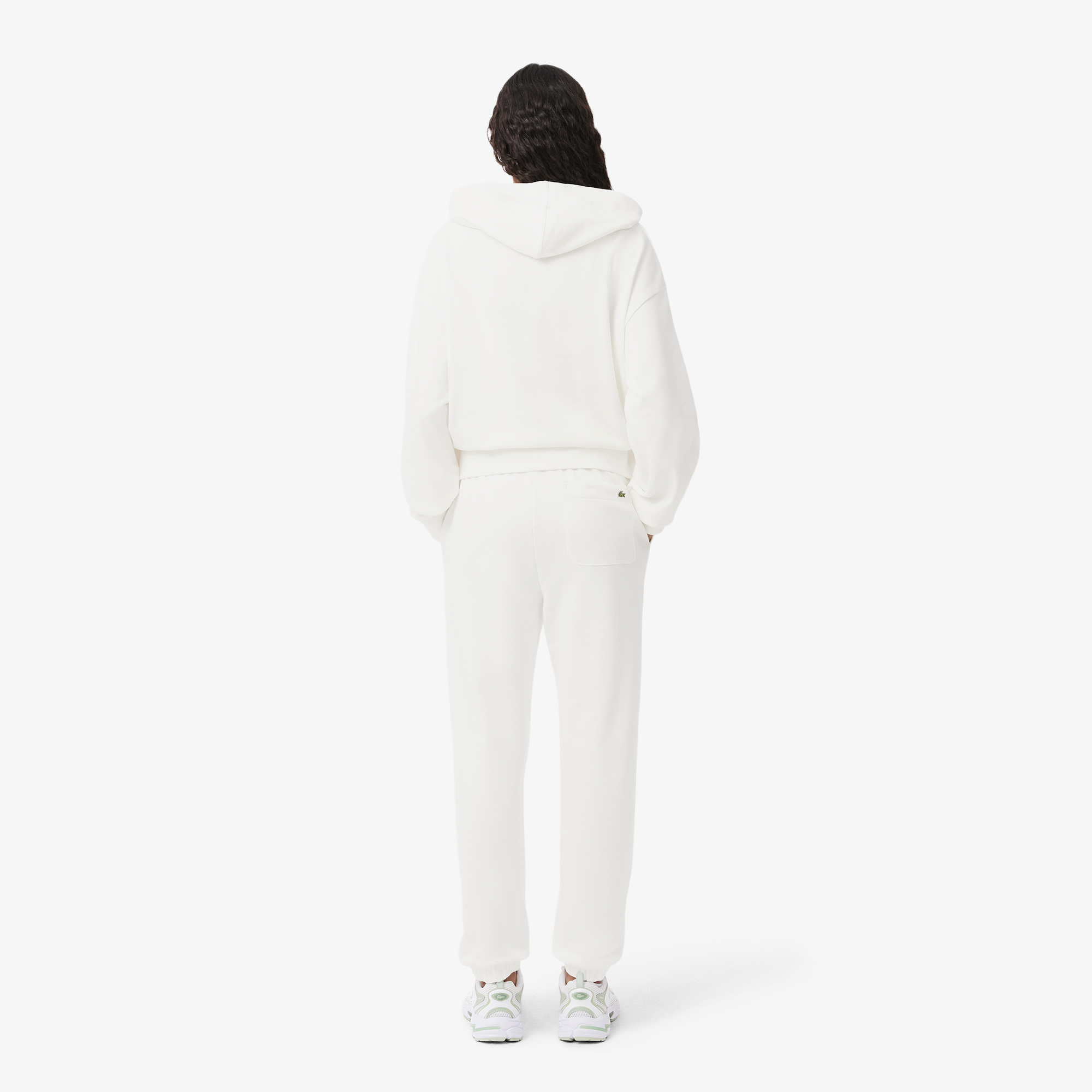 Quần Thể Thao Lacoste Nữ Logo Cá Sấu Chất Liệu Fleece