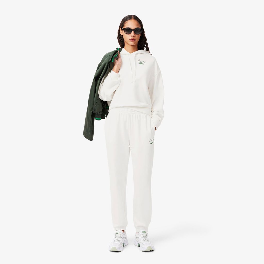 Quần Thể Thao Lacoste Nữ Logo Cá Sấu Chất Liệu Fleece