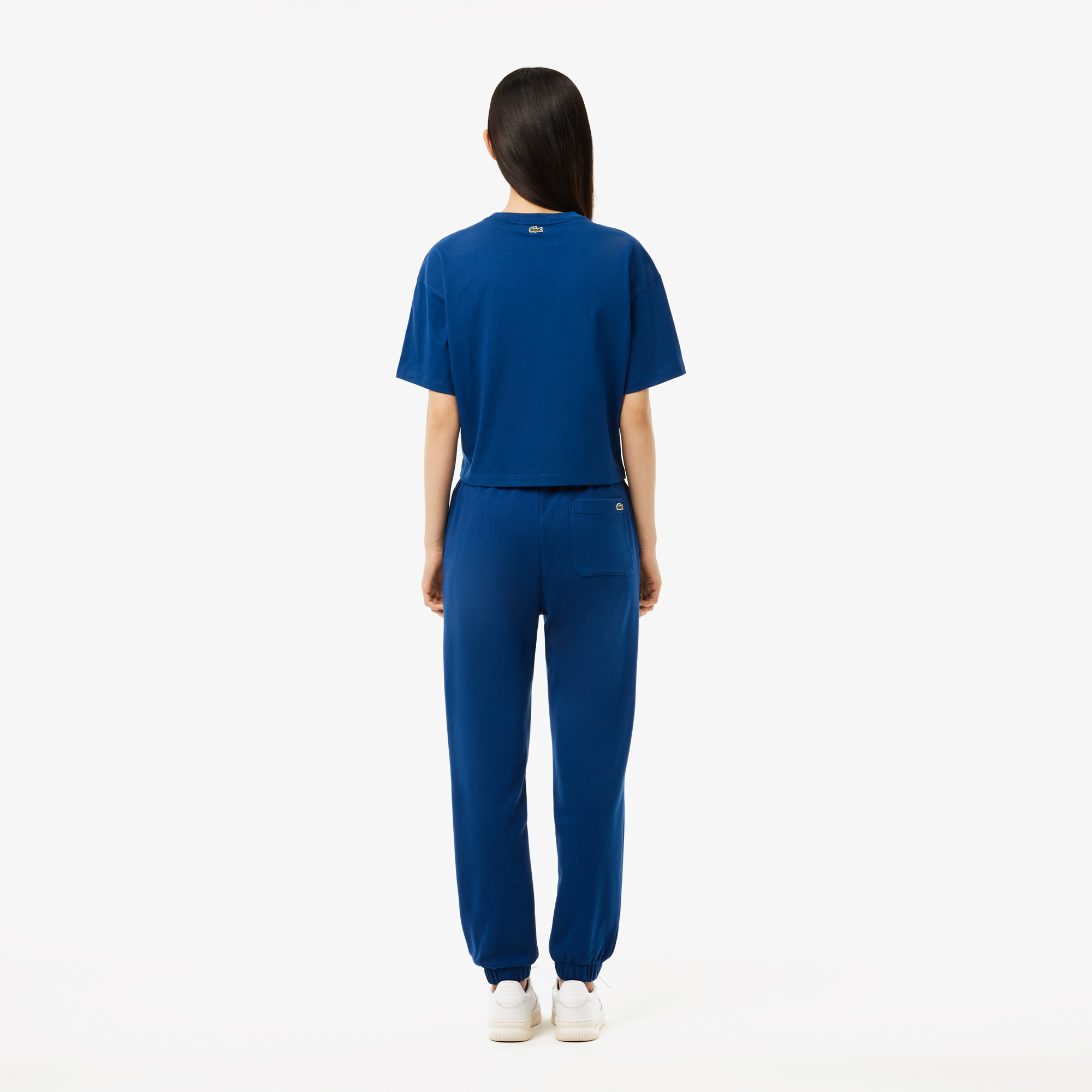 Quần Thể Thao Lacoste Nữ Logo Cá Sấu Chất Liệu Fleece