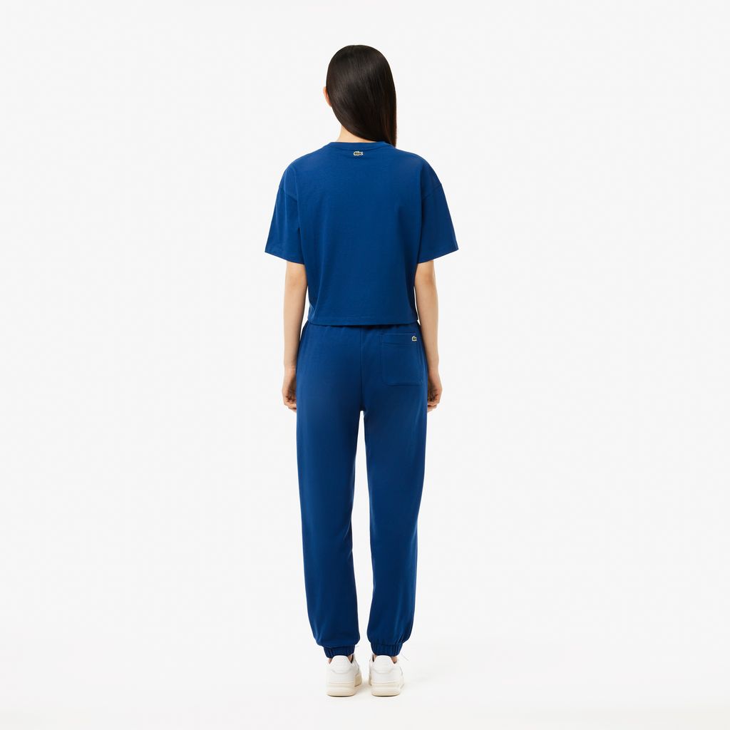 Quần Thể Thao Lacoste Nữ Logo Cá Sấu Chất Liệu Fleece