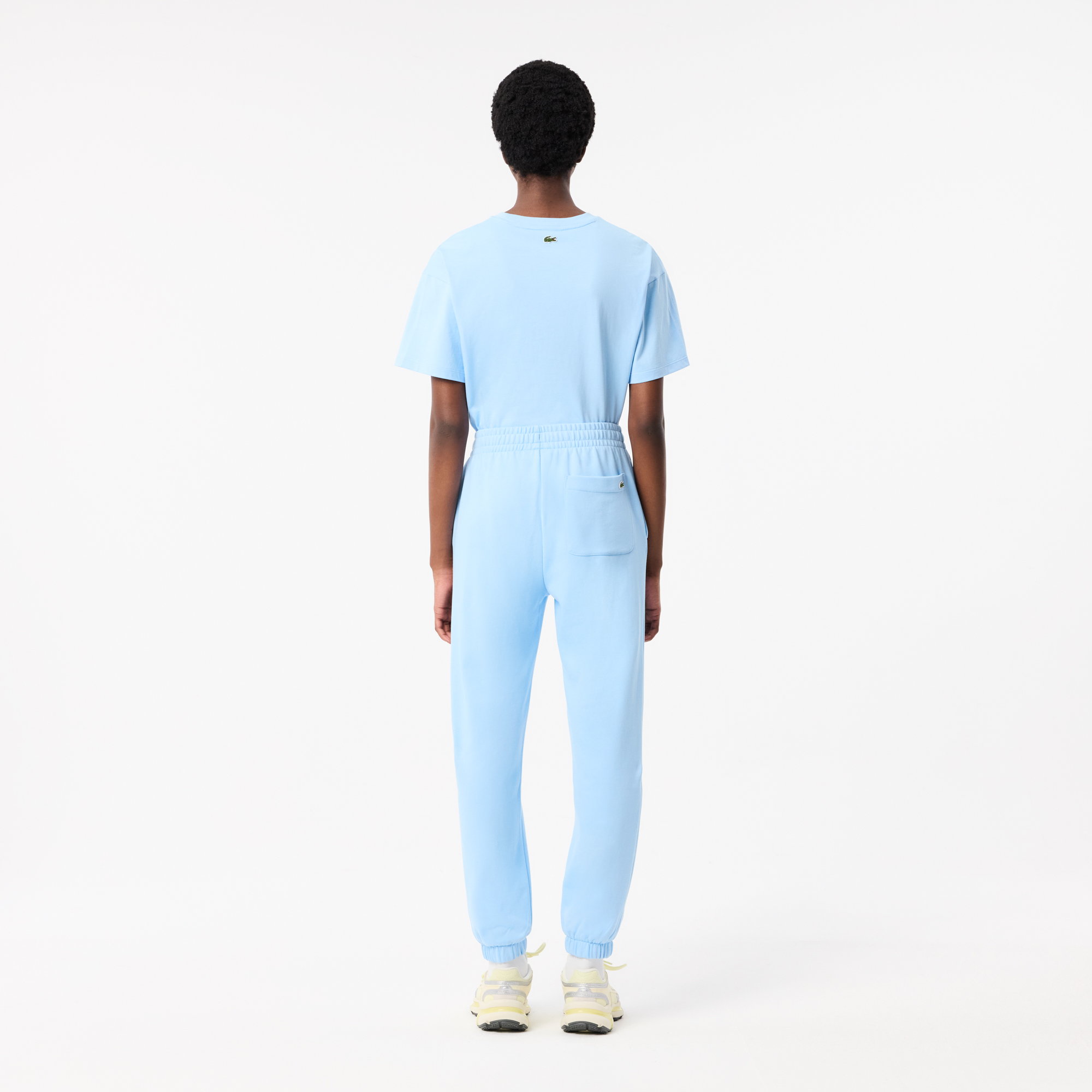 Quần Thể Thao Lacoste Nữ Logo Cá Sấu Chất Liệu Fleece