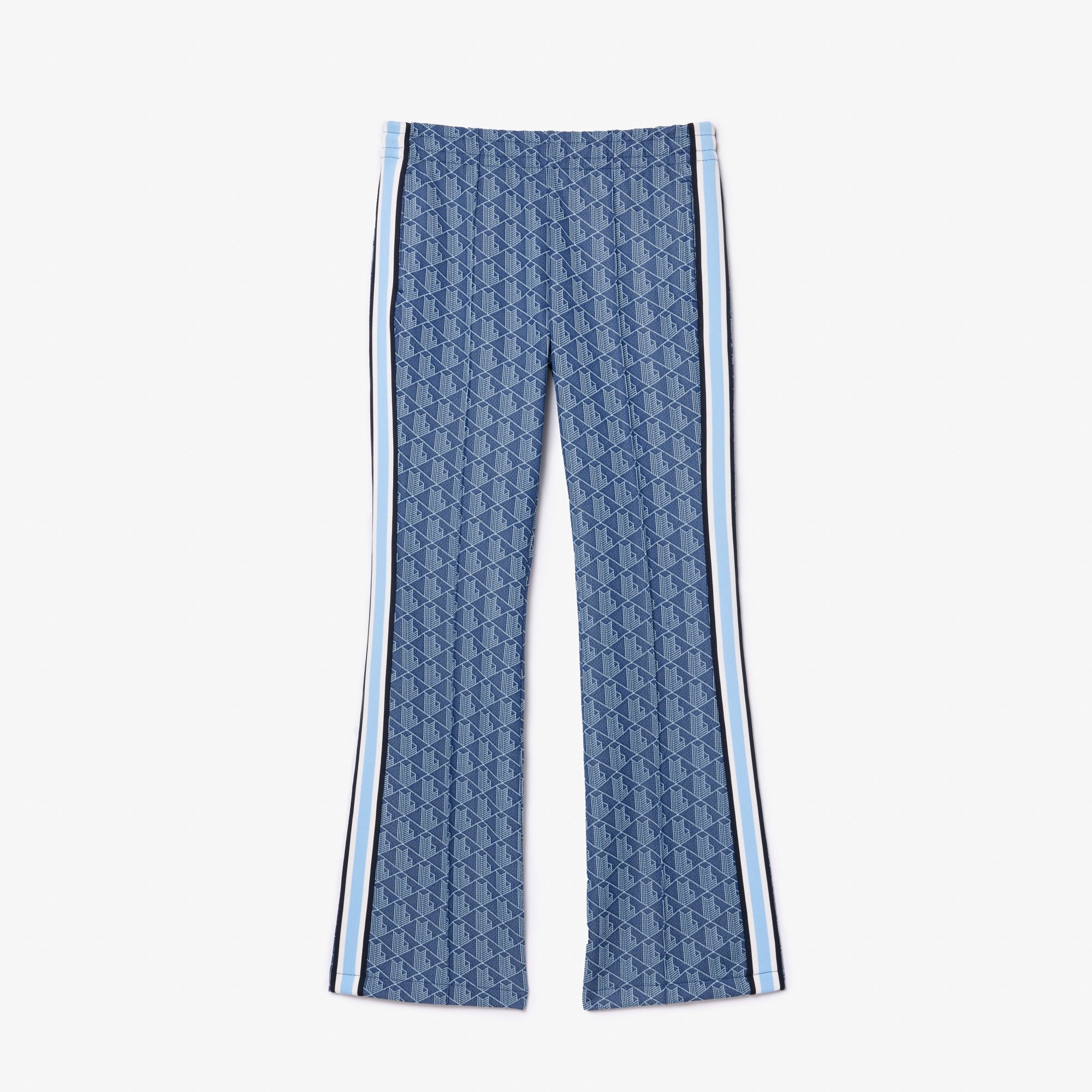 Quần Thể Thao Ống Loe Lacoste Nữ Họa Tiết Monogram