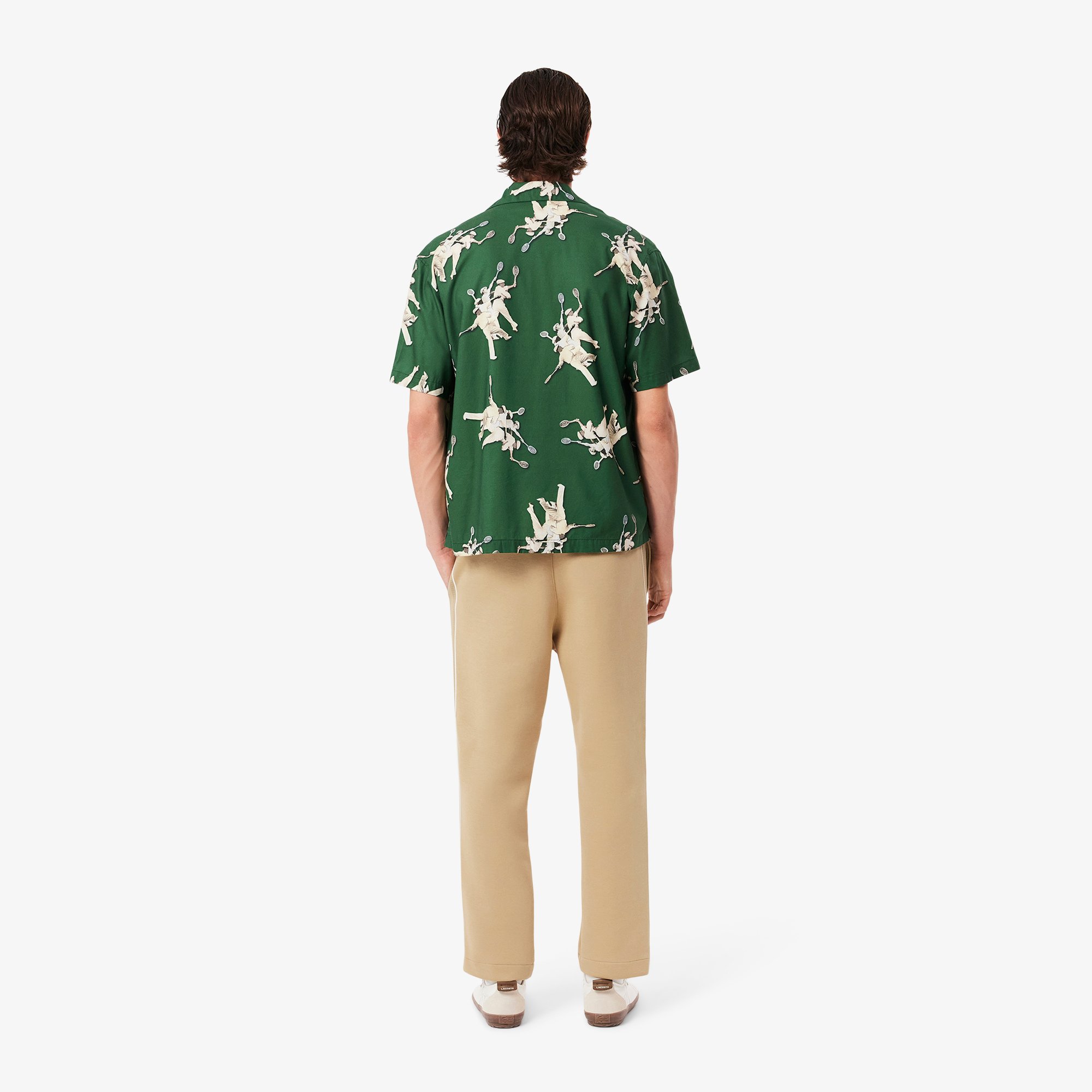 Quần Nỉ Bo Gấu Lacoste Nam Paris Sản Xuất Tại Pháp