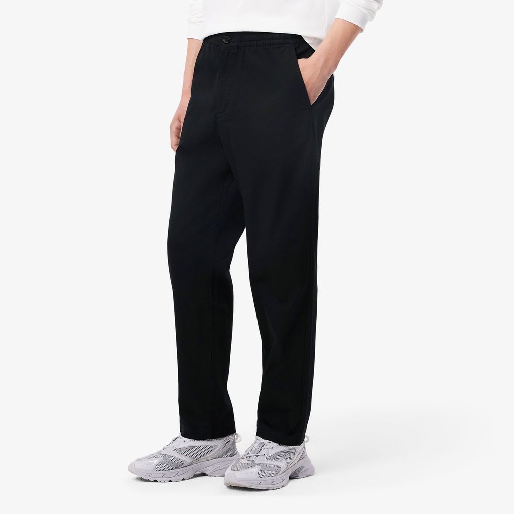 Quần Chino Lacoste Nam Dáng Suông Chất Liệu Cotton Gabardine