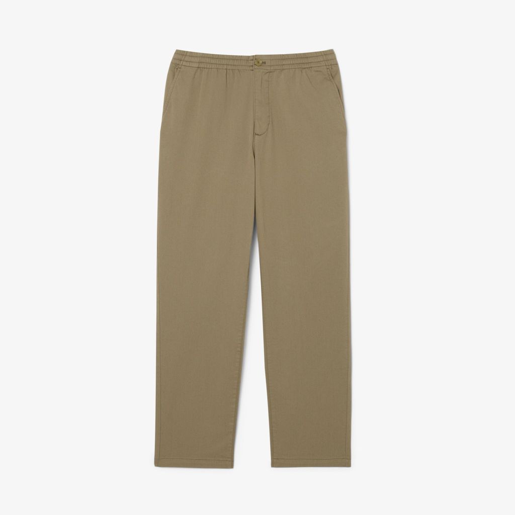 Quần Chino Lacoste Nam Dáng Suông Chất Liệu Cotton Gabardine