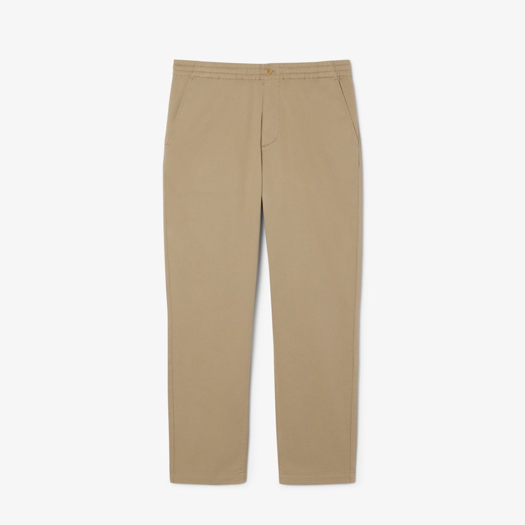 Quần Chino Lacoste Nam Dáng Suông Chất Liệu Cotton Gabardine