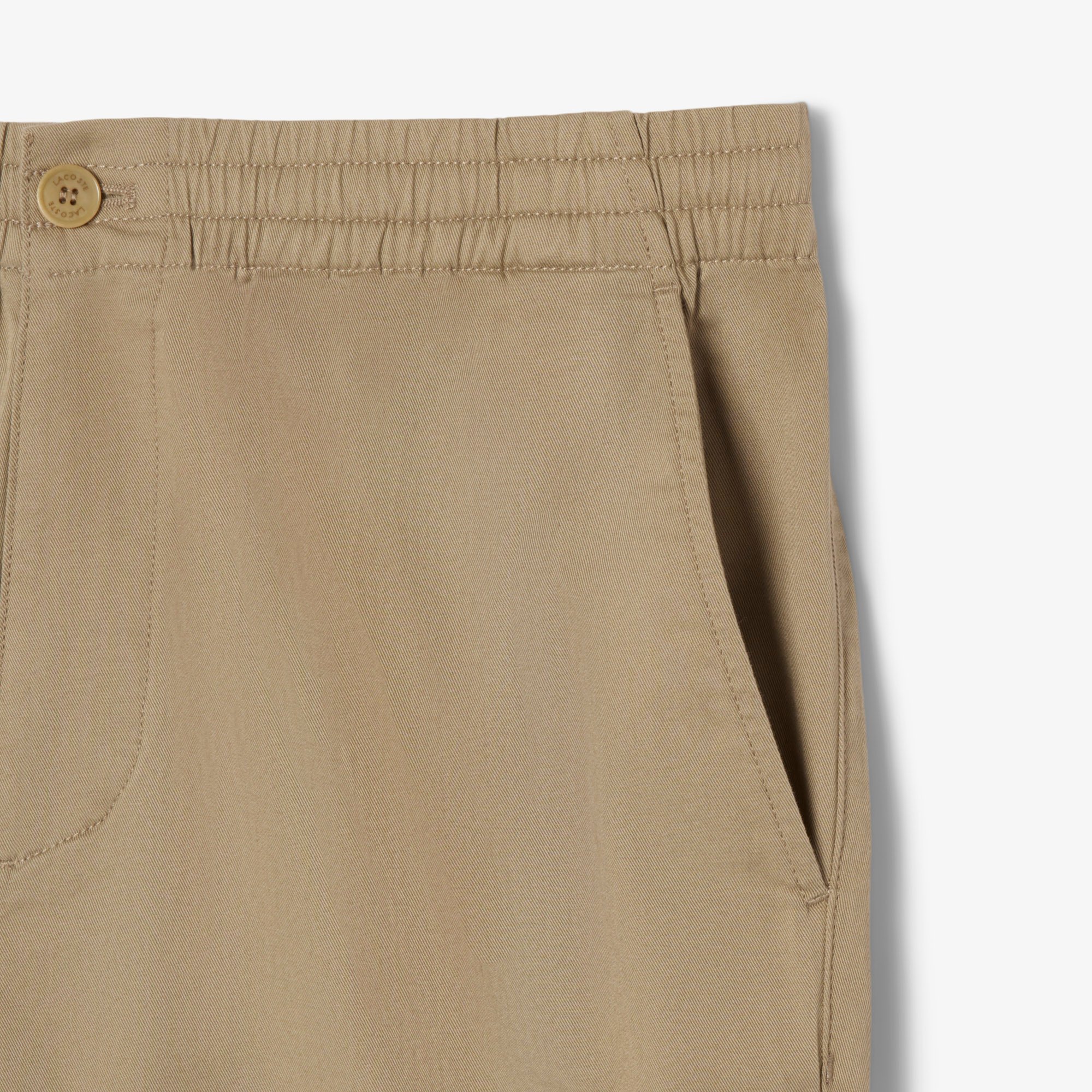 Quần Chino Lacoste Nam Dáng Suông Chất Liệu Cotton Gabardine