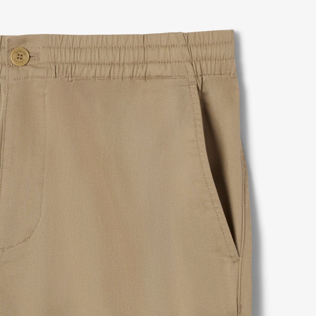 Quần Chino Lacoste Nam Dáng Suông Chất Liệu Cotton Gabardine