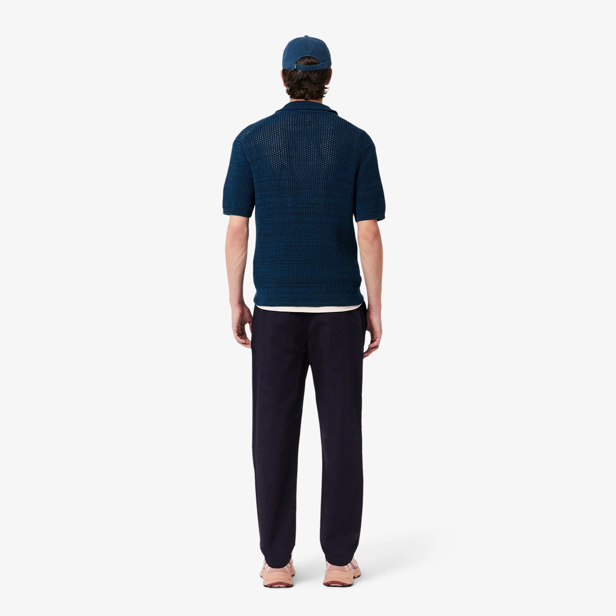 Quần Chino Lacoste Nam Dáng Suông Chất Liệu Cotton Gabardine