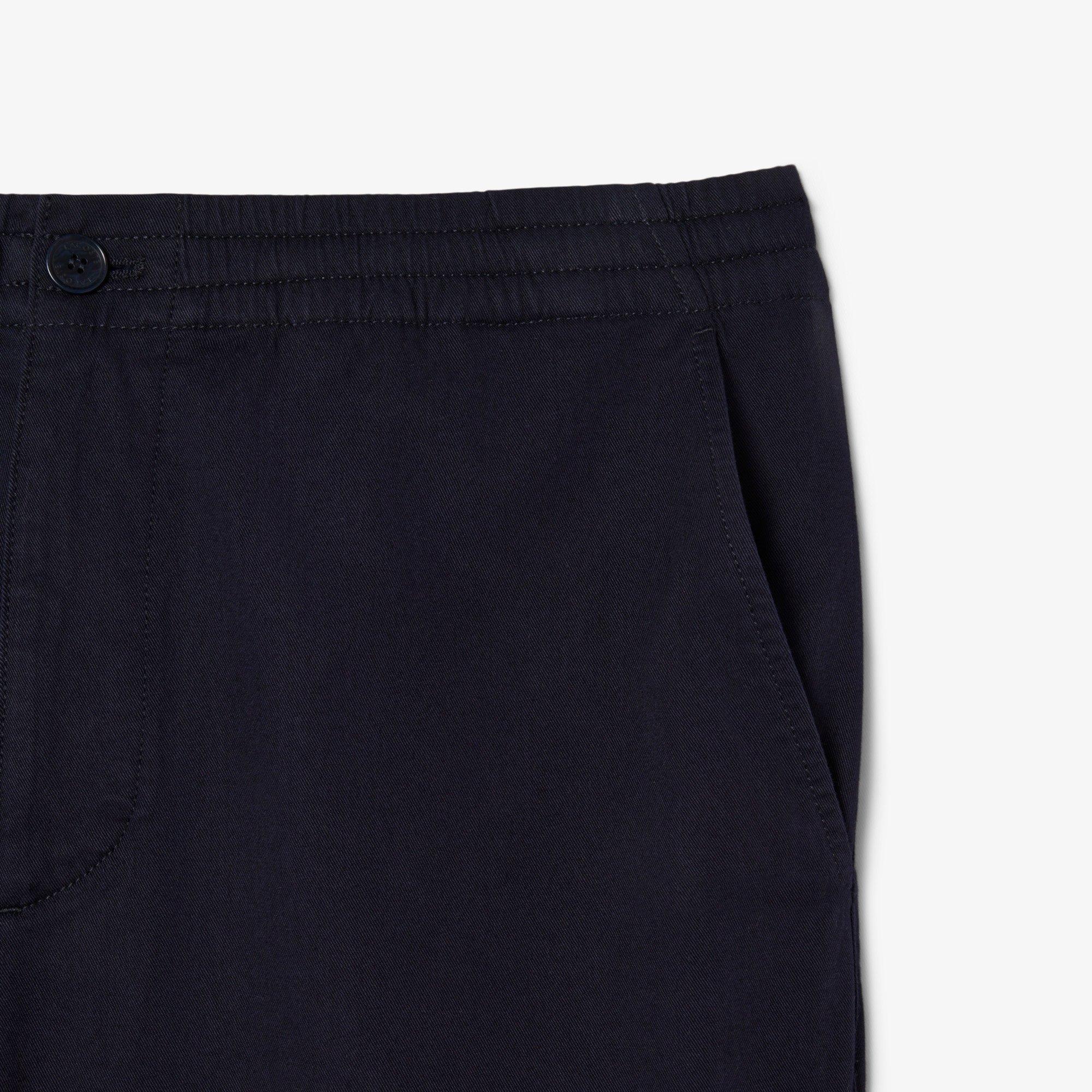 Quần Chino Lacoste Nam Dáng Suông Chất Liệu Cotton Gabardine