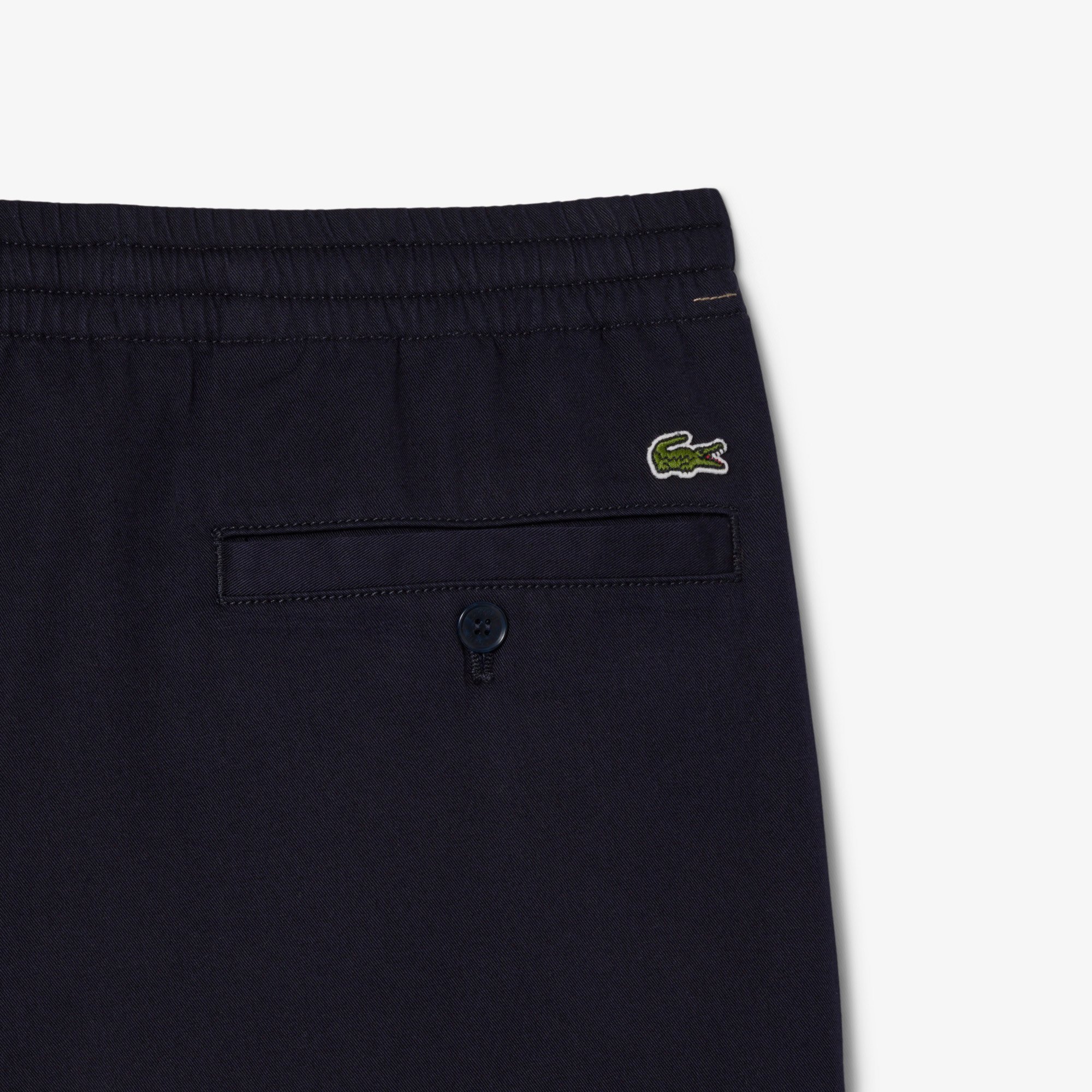 Quần Chino Lacoste Nam Dáng Suông Chất Liệu Cotton Gabardine