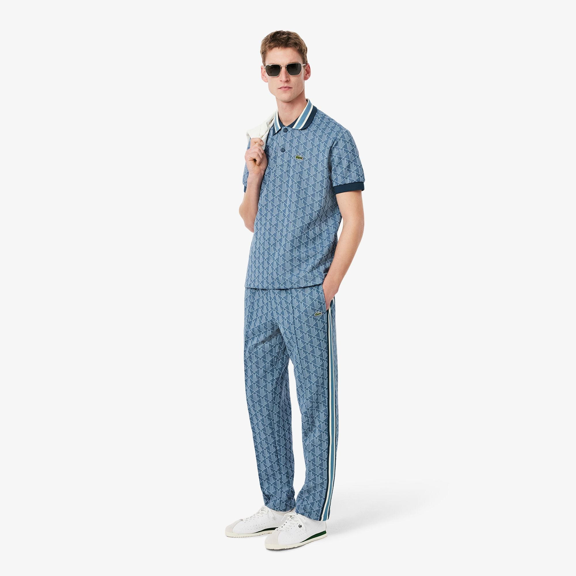 Quần Thể Thao Lacoste Nam Paris Họa Tiết Monogram