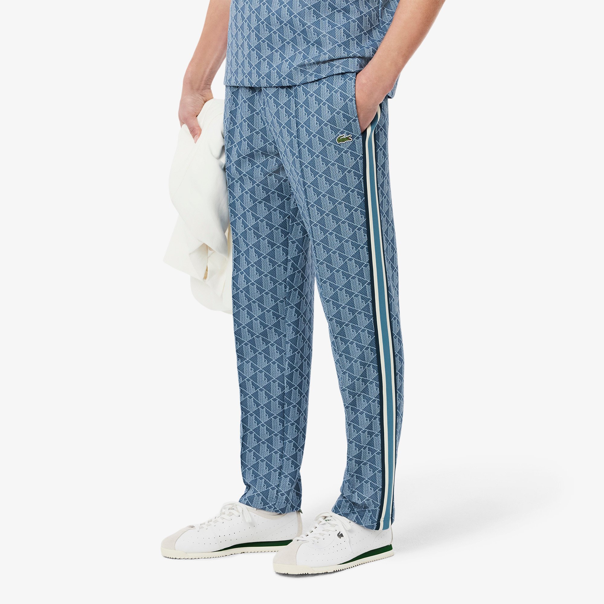 Quần Thể Thao Lacoste Nam Paris Họa Tiết Monogram