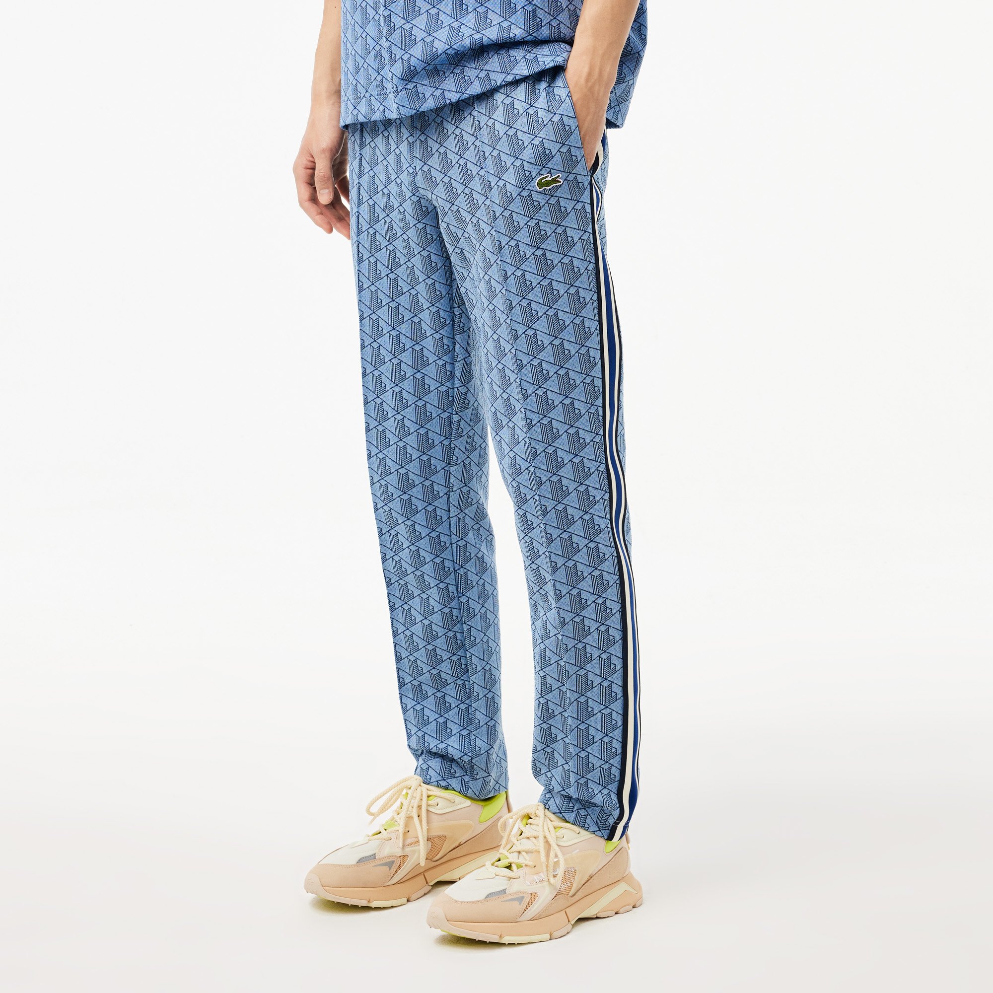Quần Thể Thao Lacoste Nam Paris Họa Tiết Monogram