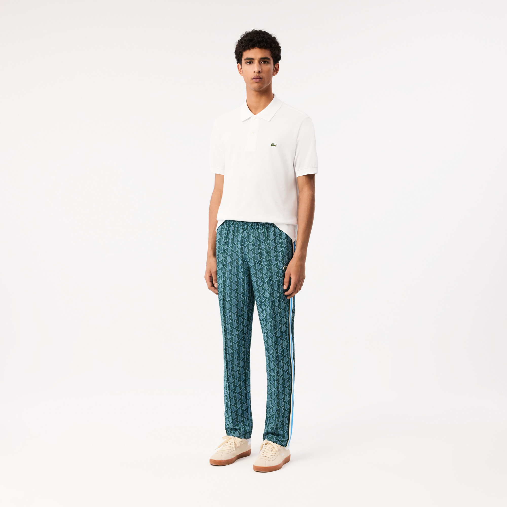 Quần Thể Thao Lacoste Nam Paris Họa Tiết Monogram