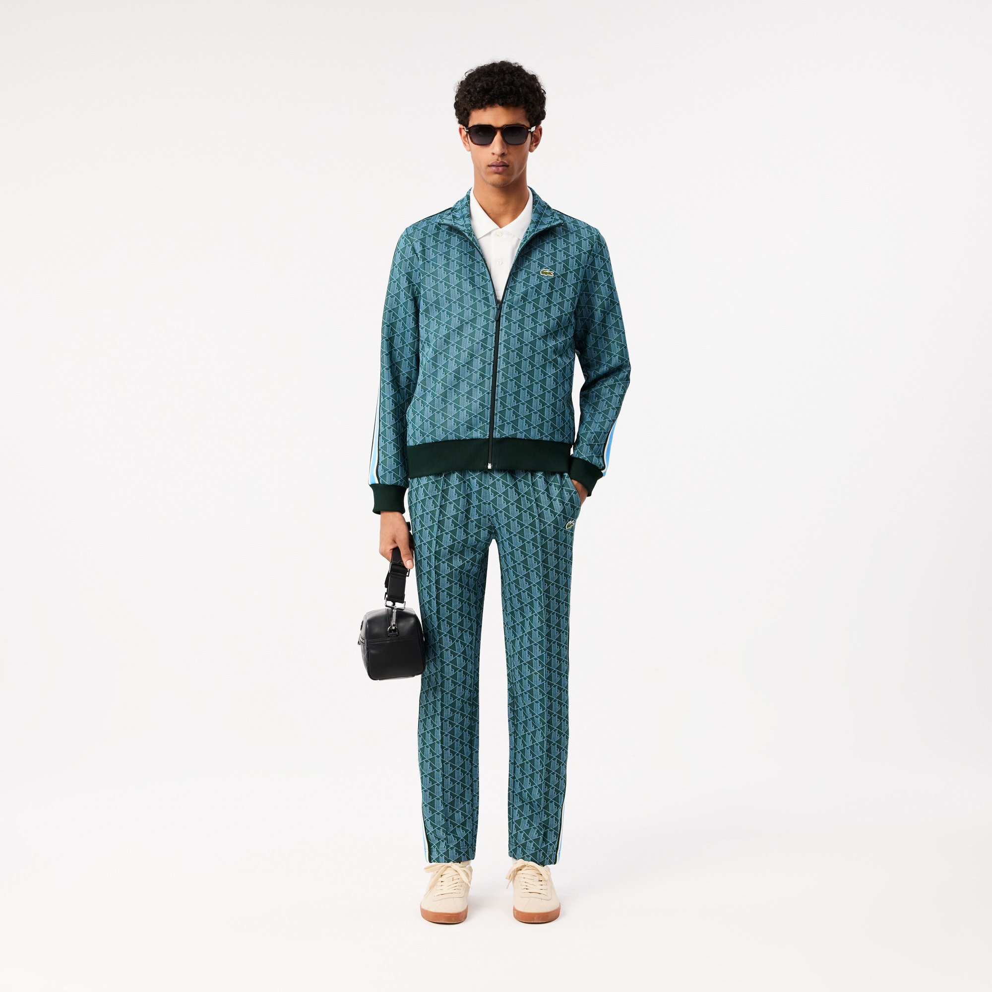 Quần Thể Thao Lacoste Nam Paris Họa Tiết Monogram