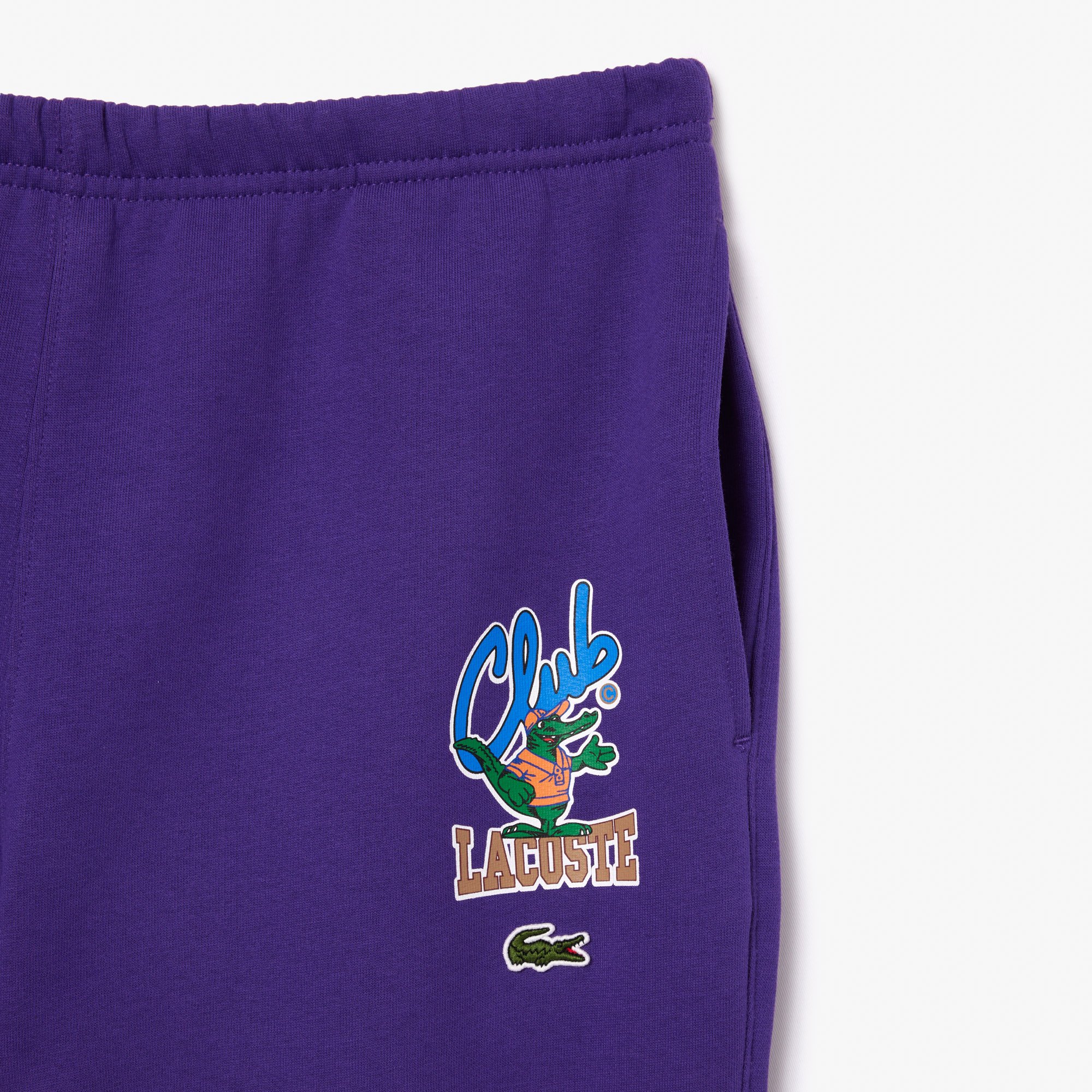 Quần Thể Thao Lacoste Unisex Họa Tiết In Biểu Tượng
