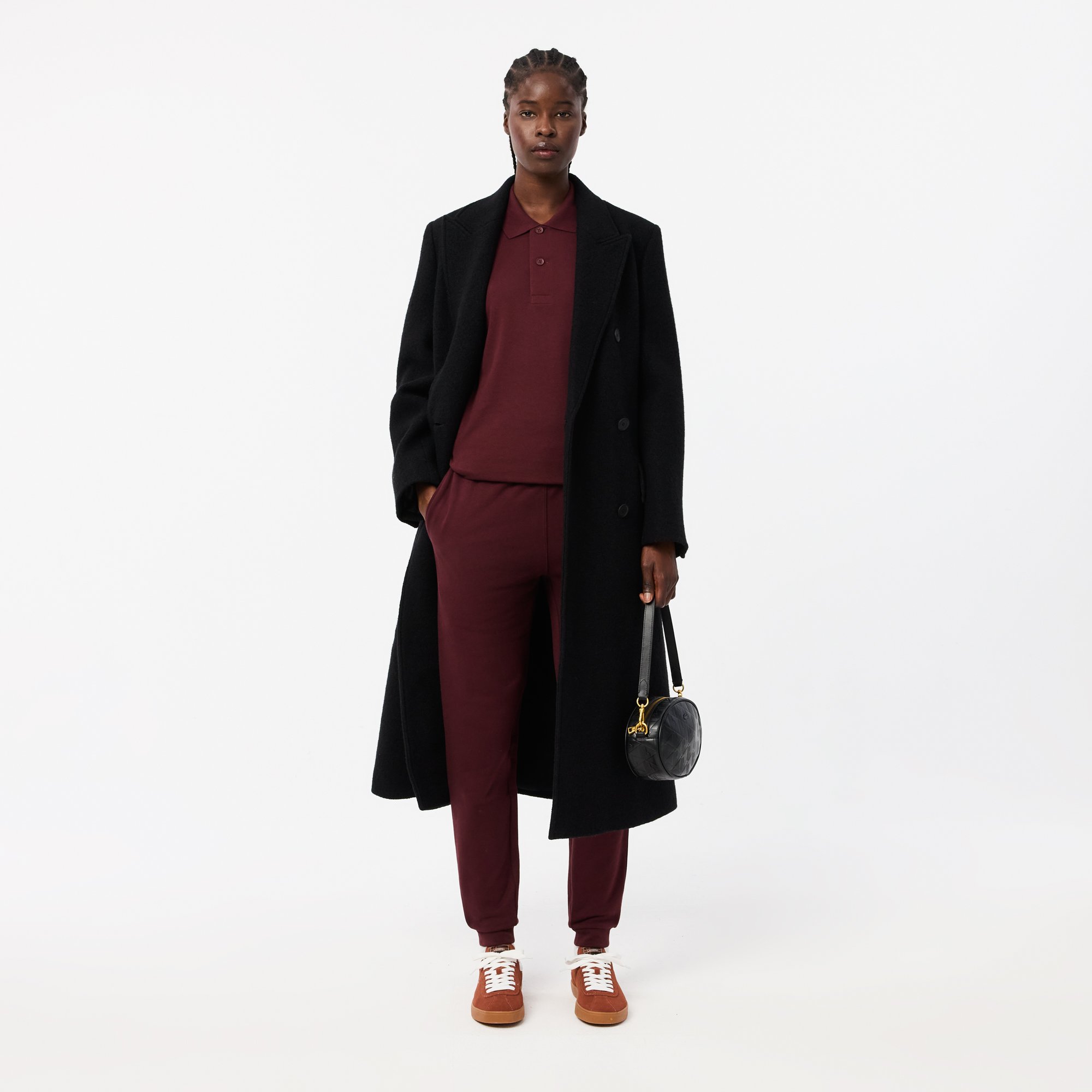 Quần Nỉ Lacoste Unisex Ống Côn