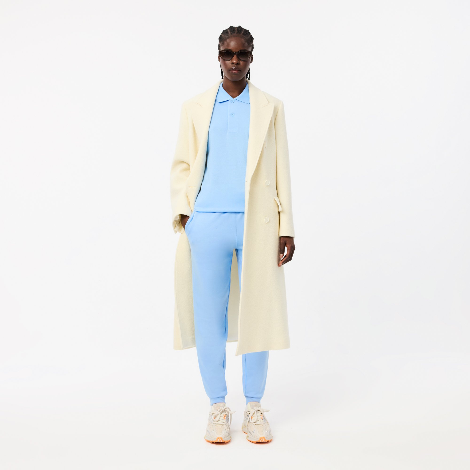 Quần Nỉ Lacoste Unisex Ống Côn