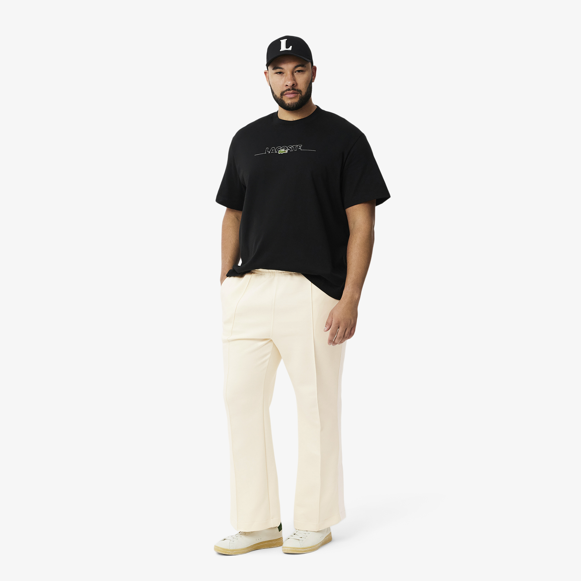 Quần Thể Thao Nỉ Lacoste Nam Paris Dáng Suông Sản Xuất Tại Pháp