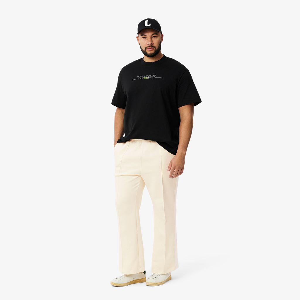 Quần Thể Thao Nỉ Lacoste Nam Paris Dáng Suông Sản Xuất Tại Pháp